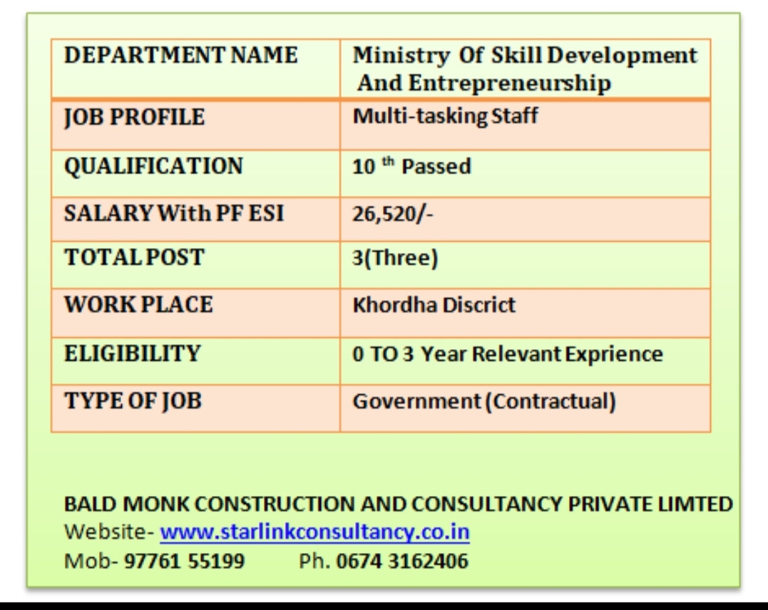 Vacancy details